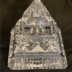 Waterford Crystal Pyramid Paperweight